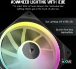 Corsair iCUE Link LX120 RGB, PWM korpuso ventiliatorius - 120mm, juodos spalvos