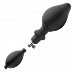 XR Brands Expander Inflatable Plug Juodas Adjustable Size 848518017543