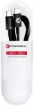 USB C laidas į USB C jungtį Forcell F-Energy QC PD Tube 1 m C293 juodas