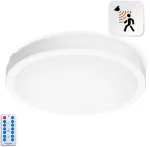 36W LED pavir&scaron;inis &scaron;viestuvas NAIROS PREMIUM G2, baltas, 3000K/4000K/6500K, su judesio davikliu
