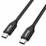 Unitek Kabelis usb typ-c - usb typ-c c14059bk , maitinimo tiekimas, 2m, m/m