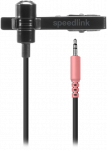 Speedlink SPES prisegamas mikrofonas, juodas