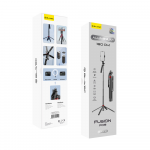 Blavec Asmenukių lazda Aliuminio Fusion P09 tripod + nuotoliniu valdymu 1,8 metres (SSFP09-TRB18) juodos spalvos