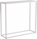 Customform Kavos staliukas, ZAK METAL 50, 0.5x0.5x0.45 m, Baltas