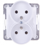 Ospel GP-2YRZ/m/00 IMPRESJA Dvigubas lizdas su/be baltos spalvos GP-2YRZ/m/00