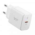 Spigen Essential EE201EU USB-C 20W Wall Charger - Baltas
