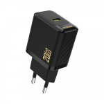 Dudao A26 PD20W GaN USB-C įkroviklis - juodos spalvos