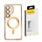 Wozinsky Electroplated with Magsafe for Samsung Galaxy S25 Plus - dėklas telefonui aukso spalvos