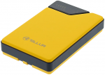 Tellur Geltonas 10 000 mAh power bankas su integruotais USB-C ir Lightning laidais
