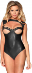 Subblime Bodies Subblime Fetish Style Strappy Teddy L/XL in Juodas - Uncovered Design