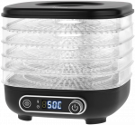 Grybų, daržovių, vaisių džiovyklė, 300 W, 5 sietai, ekranas, konvekcija, TEESA