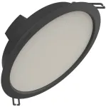 13W LED įleidžiama panelė DOWNLIGHT IP44 GEN2, juoda, 6500K, 100&deg;