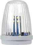 Proxima LED lempa ROOSTER Baltas su 433,92 MHz antena (12-24V AC/DC arba 230V AC) &scaron;viečia geltonai