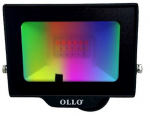 OLLO LED RGB Prožektors 20W Multikols 1900lm IP65 SMD2835 CRI>80 PF>0.9 EEI:F