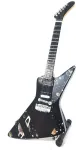 HOBi.lt Kolekcinė mini gitara &bdquo;Scorpions&ldquo; &ndash; Matthias Jabs, mahagonas, 1:4