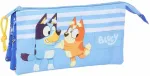 Safta Trigubas penalas Bluey Let's play Mėlyna 22 x 12 x 3 cm