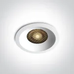 20W LED įleidžiamas &scaron;viestuvas, baltas, 3000/3500/4000K, su filtru nuo akinimo, 10120DH/W/V