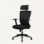 Ergonomi&scaron;ka biuro kėdė su drabužių pakaba Flexispot BS3, juoda