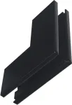 Pavir&scaron;inio magnetinės sistemos ZAMBELIS MAGNETIC 5MM bėgelio vertikalus kampinis sujungimas, matinės juodos sp., 2513
