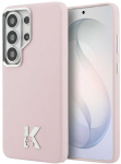 Karl Lagerfeld K metalinis logotipas &bdquo;MagSafe&ldquo; dėklas, skirtas &bdquo;Samsung Galaxy S26 Ultra&ldquo;, rožinis