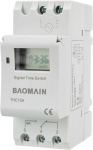 Baomain programuojama skaitmeninė laikmačio relė, LCD ekranas, 12 V DC, 16 A, THC15A
