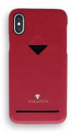VixFox kortelės lizdo nugarėlė, skirta iPhone X/XS rubino raudonai