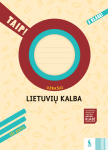 KNYGA &Scaron;viesa Lietuvių kalba. Užra&scaron;ai 3 klasei, 3 dalis (serija &bdquo;TAIP!&ldquo;)