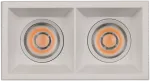 24W LED įleidžiamas &scaron;viestuvas MOVE, baltas, 3000/4000K, dimeriuojamas, IP44, E3984178BDP