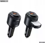 REMAX AUTOMOBILINIS ĮKROVIKLIS YATOY SERIES SU KVAPŲ FUNKCIJA 60W PD QC RCC353 1xUSB + 1xUSB-C Juodas