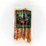 Real Dog SNACKS Žaliaminės odos ritinys su vi&scaron;tiena 25cm 500g