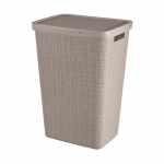 Curver Skalbinių dėžė džiutas 58L 43x34x60cm smėlio spalvos