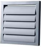 Vents I&scaron;orinė gravitacinė žaliuzė ventiliatoriui 450 x 450mm (GRM450X450)