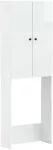 Tualeto spintelė BREDA Itin blizgi balta 66 x 25,5 x 190 cm