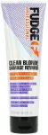 Fudge Professional FUDGE Clean Skirtas &scaron;viesiems plaukams Damage Rewind purpurinis violetinis tonuojantis ir atkuriantis kondicionierius 250 ml, permatomas
