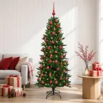 Dirbtinė kalėdinė eglutė su rutuliuku 120 cm 150 LED