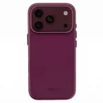Dėklas Accezz MagSafe odinis galinis dangtelis, skirtas iPhone 18 Pro Max / 17 Pro Max &ndash; Heath Violetinė