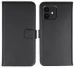 Selencia natūralios odos atverčiamas dėklas, skirtas Fairphone 6 / 6+ – Juodas