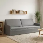 3 vietų sofa Tamsiai pilka 220 x 81 x 82 cm Aksomas