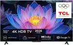 Televizorius TV Set TCL 55 " 4K Ultra HD 3840 x 2160 pikselių Flat 16:9 QLED 55P6L