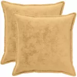 Pagalvėlės užvalkalas 2 vnt. HOUTEN Taupe 55 x 55 cm Flanelė