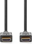 Didelės spartos hdmi kabelis su ethernet &ndash; hdmi male &ndash; hdmi male &ndash; 4k @ 60hz &ndash; arc &ndash; 18 gbps &ndash; 15.0 m &ndash; apvalus &ndash; pvc &ndash; juodas &ndash; etiketė