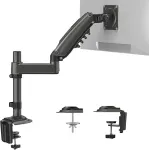 Huanuo 17-32 colių monitoriaus laikiklis Lcd Led ekranui, dujinis pakėlimo mechanizmas 360&deg; besisukantis, Vesa 75/100 ir keliamoji galia 2-9kg
