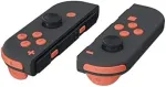 Extremerate atsarginių mygtukų rinkinys, skirtas nintendo switch joycon, matiniai "pasidaryk pats" spalvoti mygtukai ir įrankiai, mygtukų atsarginės dalys, skirtos switch oled joy con (coral oranžinis) be joycon valdiklių