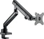 Icy Box Ib-ms313-t monitoriaus laikiklis 1 monitoriui iki 32 colių (iki 8kg, Vesa 75 x 75/100 x 100), plieno monitoriaus stovas, pasukamas ir pakreipiamas, tvirtinamas ant stalo vir&scaron;aus/stalo kra&scaron;to, juodas