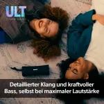 Kompiuterio kolonėlės Sony Ult Field 1 belaidis ne&scaron;iojamas bluetooth garsiakalbis su Ult Power Sound, galingais žemaisiais dažniais, Ip67, atsparus vandeniui, dulkėms, smūgiams, 12 val. baterija, ai&scaron;ki kalbos kokybė, lauko, juodas