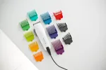 Remington plaukų kirpimo ma&scaron;inėlė Color Cut (maitinama i&scaron; tinklo, savaime pasigalandantys nerūdijančio plieno peiliukai, 16 priedų, įskaitant 11 &scaron;ukų) plaukų kirpimo ma&scaron;inėlė vyrams Hc5035