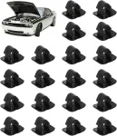 Automobilio variklio dangčio izoliacijos pagalvėlės laikiklio spaustukas, variklio dangčio atraminio strypo spaustukai, izoliacinė medžiaga, variklio dangtis, dangtelio ki&scaron;tukai, variklio dangčio izoliacinė medžiaga, tvirtinimo spaustukas, automobili ...