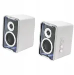 Kompiuterio kolonėlės Edifier Qr30 Aktyvūs kompiuteriniai garsiakalbiai Bluetooth 5.4 Usb Rgb 30w balti