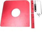 Apvalaus kampo &scaron;ablonas, subtilus prakti&scaron;kas medienos apdirbimo formalus ir atvirk&scaron;tinis montuojamas apvalaus kampo &scaron;ablonas radius table corner jig template #2