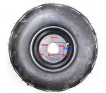 Other RATLANKIS SU PADANGA/ATV RATAS 7'' 16x8x7 3 VARŽTAI